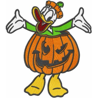 Halloween Donald embroidery design - Embroidery Design