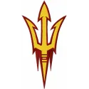 Arizona State Sun Devils Primary Logo embroidery design showcased on a vibrant background for stitching projects.