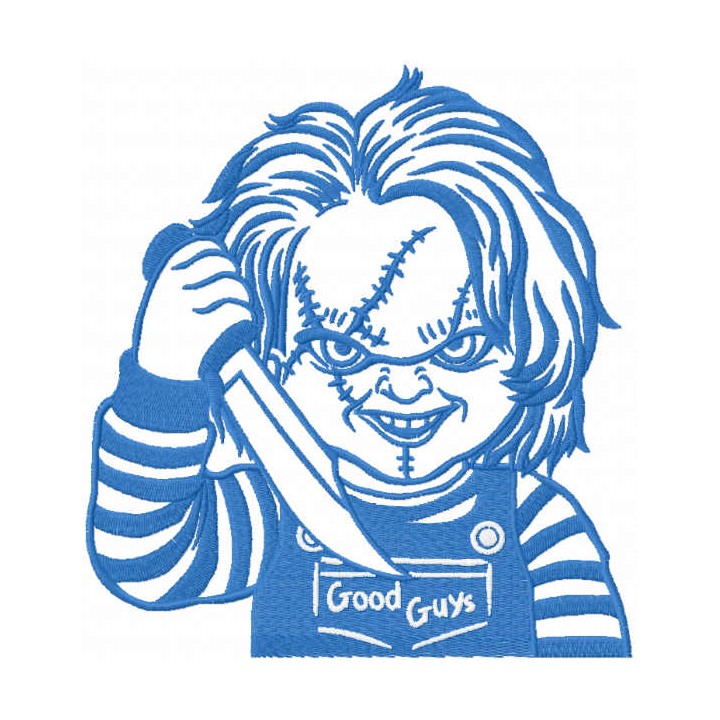 Chucky embroidery design - Embroidery Design