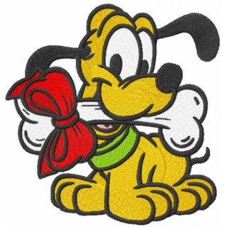 Baby pluto embroidery design - Embroidery Design