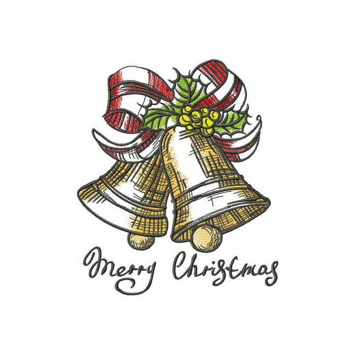 Jingle Bells embroidery design - Embroidery Design
