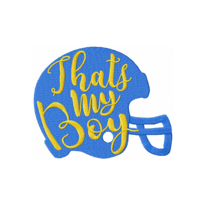 Thats my boy embroidery design - Embroidery Design