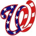 Washington Nationals USA embroidery design featuring a baseball theme, ideal for stitching on caps and apparel.