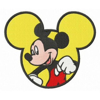 Splendid Mickey embroidery design - Embroidery Design