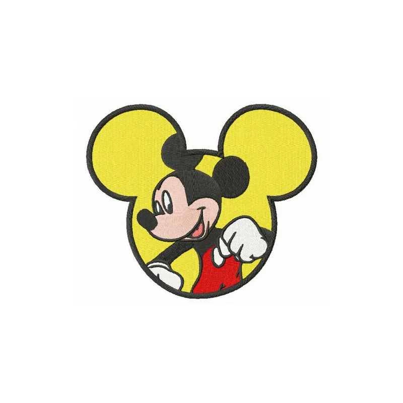 Preview of the Splendid Mickey embroidery design featuring a charming Mickey Mouse motif for creative projects.