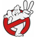 Ghostbuster victory embroidery design showcasing a fun and playful motif for stitching on apparel or accessories.