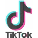 Embroidery design featuring the full Tik Tok logo, ideal for creative projects on apparel and accessories.