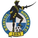 Bristol Rovers football club logo embroidery design, showcasing intricate stitching patterns for sports enthusiasts.