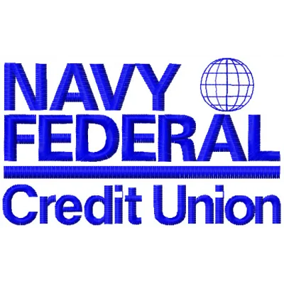 Navy Federal Credit union logo embroidery design