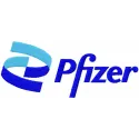 Preview of Pfizer logo embroidery design, showcasing intricate stitching patterns for cosmetic and perfume projects.