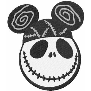Mickey Skellington embroidery design - Embroidery Design
