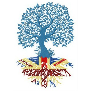 British roots embroidery design - Embroidery Design