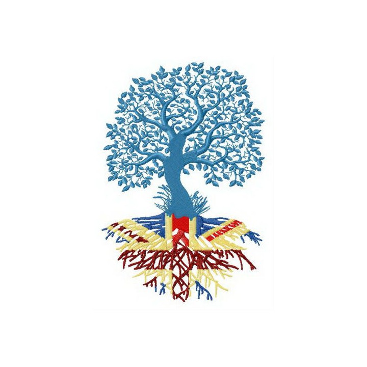 British roots embroidery design - Embroidery Design