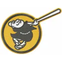 Embroidery design featuring the San Diego Padres alternative logo, perfect for baseball-themed projects.