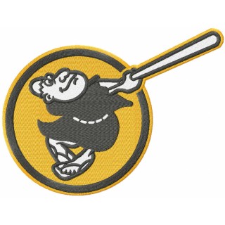 San Diego Padres alternative logo embroidery design - Embroidery Design