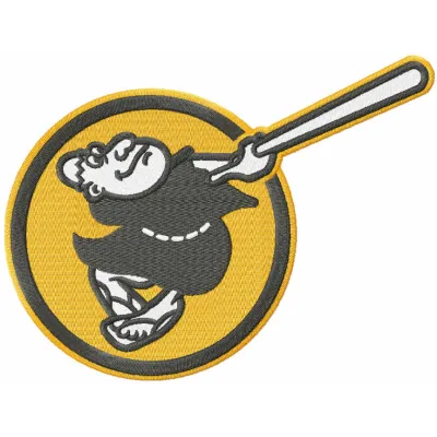 Embroidery design featuring the San Diego Padres alternative logo, perfect for baseball-themed projects.