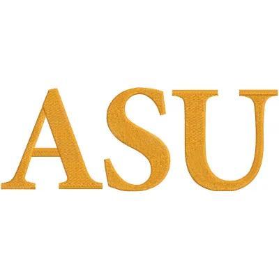 Alcorn State Braves Wordmark Logo embroidery design showcased on a fabric background for stitching enthusiasts.