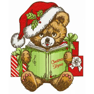 Preview of Christmas fairy tales embroidery design featuring whimsical holiday motifs for festive stitching.