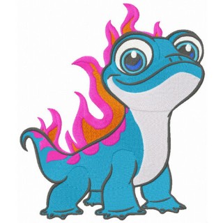 Fire spirit embroidery design - Embroidery Design