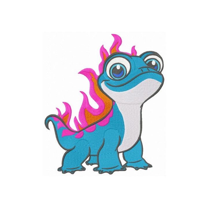 Fire spirit embroidery design - Embroidery Design