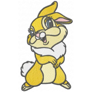 Miss Bunny embroidery design - Embroidery Design