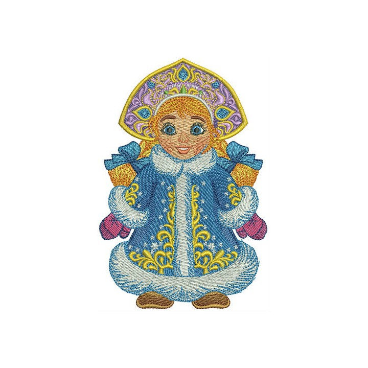 Snegurka embroidery design - Embroidery Design