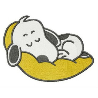 Sweet dreams, Snoopy embroidery design - Embroidery Design