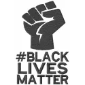 Black Lives Matter embroidery design showcasing a powerful message, ideal for stitching on t-shirts or tote bags.