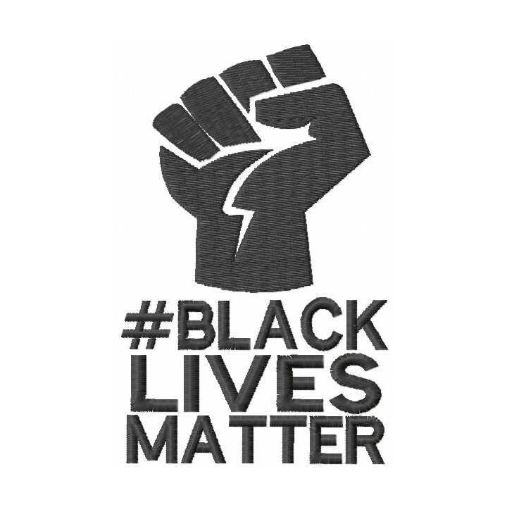 Black lives matter embroidery design - Embroidery Design