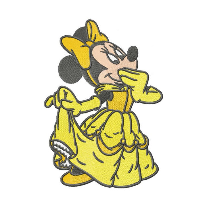 Minnie Belle embroidery design - Embroidery Design