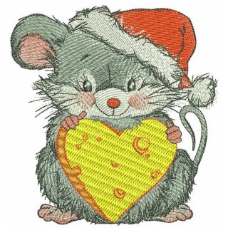 Happy mousekin embroidery design - Embroidery Design
