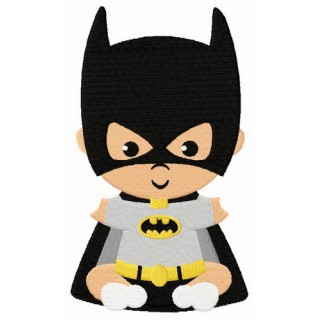 Baby Batman embroidery design - Embroidery Design