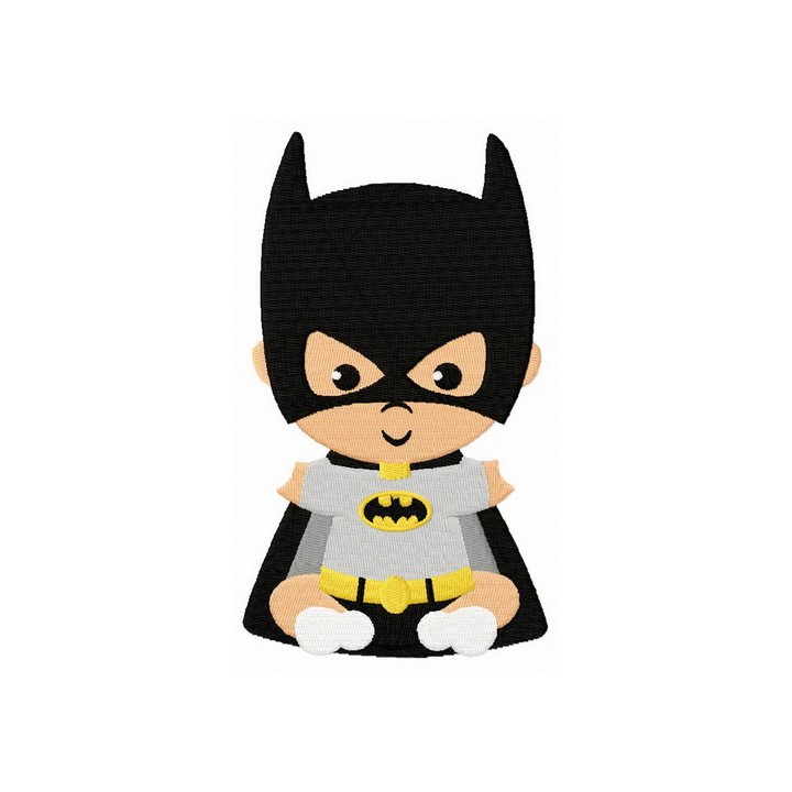 Baby Batman embroidery design - Embroidery Design