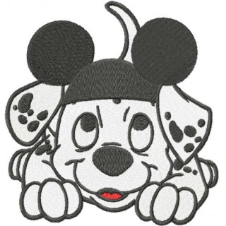 Mickey hat for puppy  embroidery design - Embroidery Design