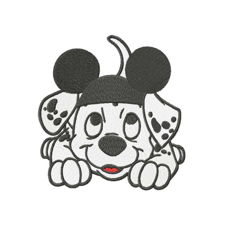 Mickey hat for puppy  embroidery design - Embroidery Design
