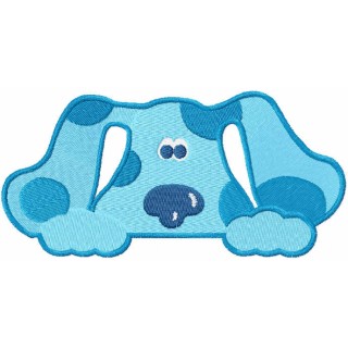 Hiding Blues Clues embroidery design - Embroidery Design