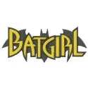 Batgirl silhouette embroidery design featuring a striking outline, ideal for stitching on apparel and accessories.