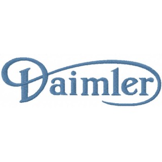 Daimler logo embroidery design - Embroidery Design