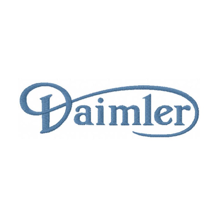 Daimler logo embroidery design - Embroidery Design