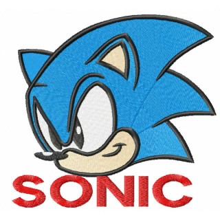 Sonic embroidery design - Embroidery Design