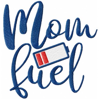 Mom fuel embroidery design - Embroidery Design