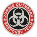 Zombie Outbreak Response Team logo embroidery design showcasing a unique stitched motif for game enthusiasts.