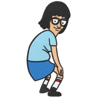 Tina Belcher embroidery design - Embroidery Design