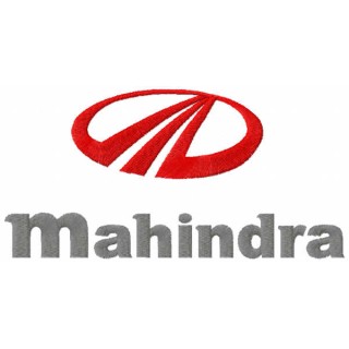 Mahindra logo embroidery design - Embroidery Design