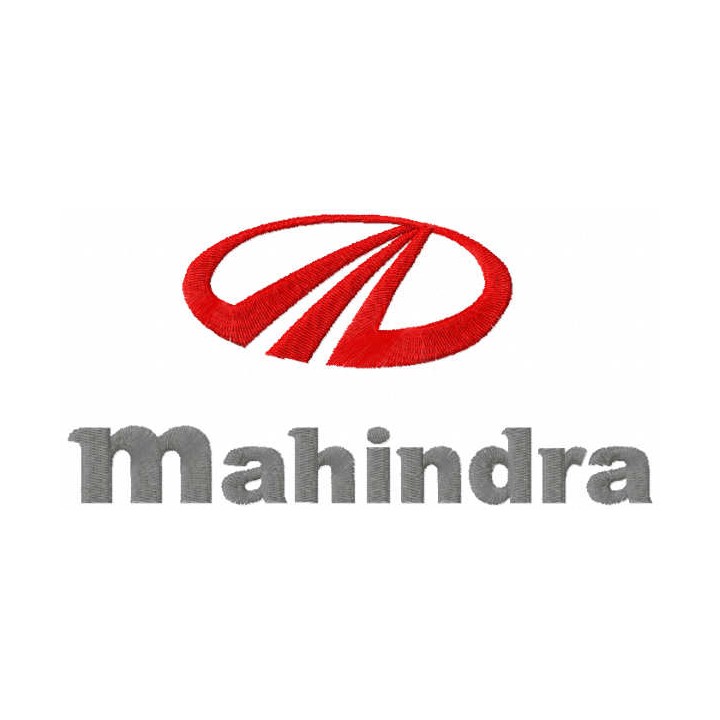 Mahindra logo embroidery design - Embroidery Design