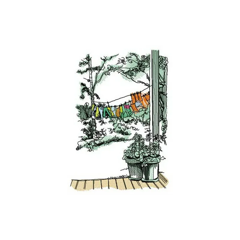 Preview of the Mother's Cares embroidery design featuring floral motifs, perfect for summer-themed projects.