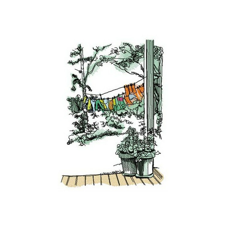 Mother's cares embroidery design - Embroidery Design