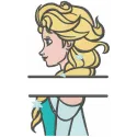 Anna monogram embroidery design inspired by Frozen, showcasing elegant lettering for personalized stitching projects.