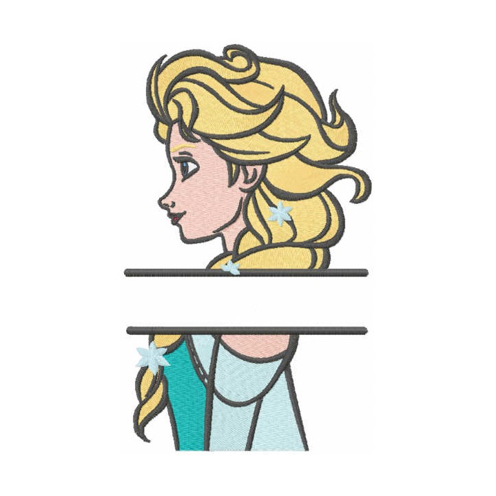 Anna monogram embroidery design - Embroidery Design