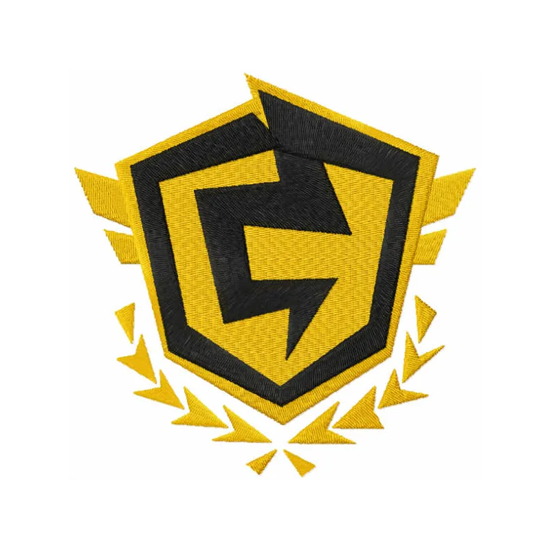 Fortnite FNCS 2020 embroidery design featuring vibrant, dynamic patterns for stitching on various items.